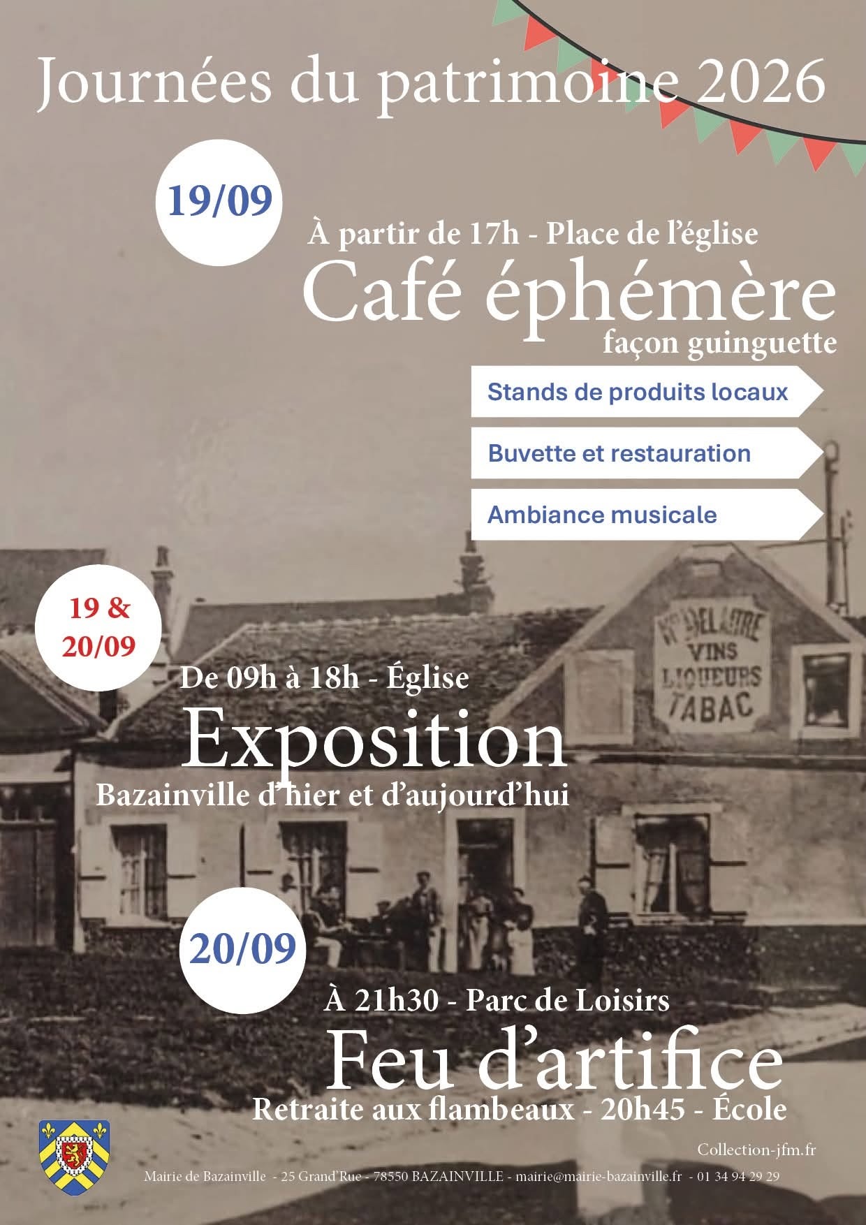 Café éphémère et exposition à Bazainville_Bazainville