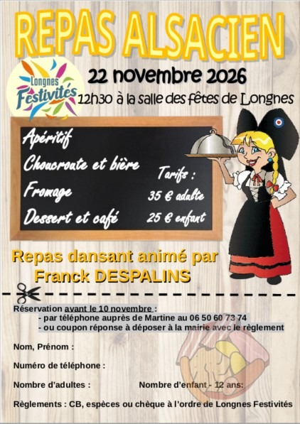Repas Alsacien - Longnes_Longnes