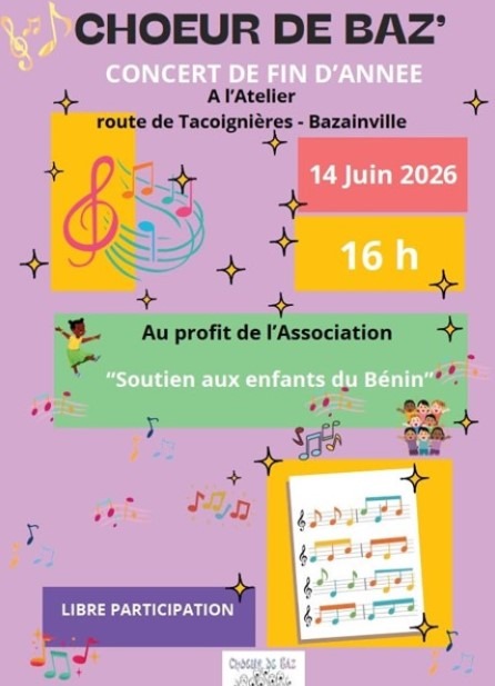 Concert de fin d'année - Choeur de Baz