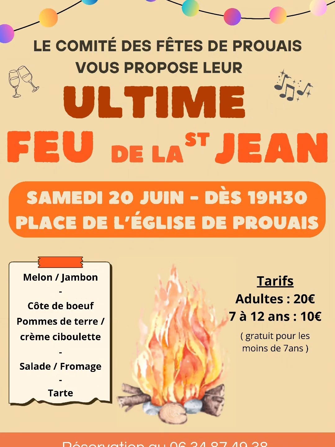 Ultime feu de la St-jean à Prouais_Boutigny-Prouais