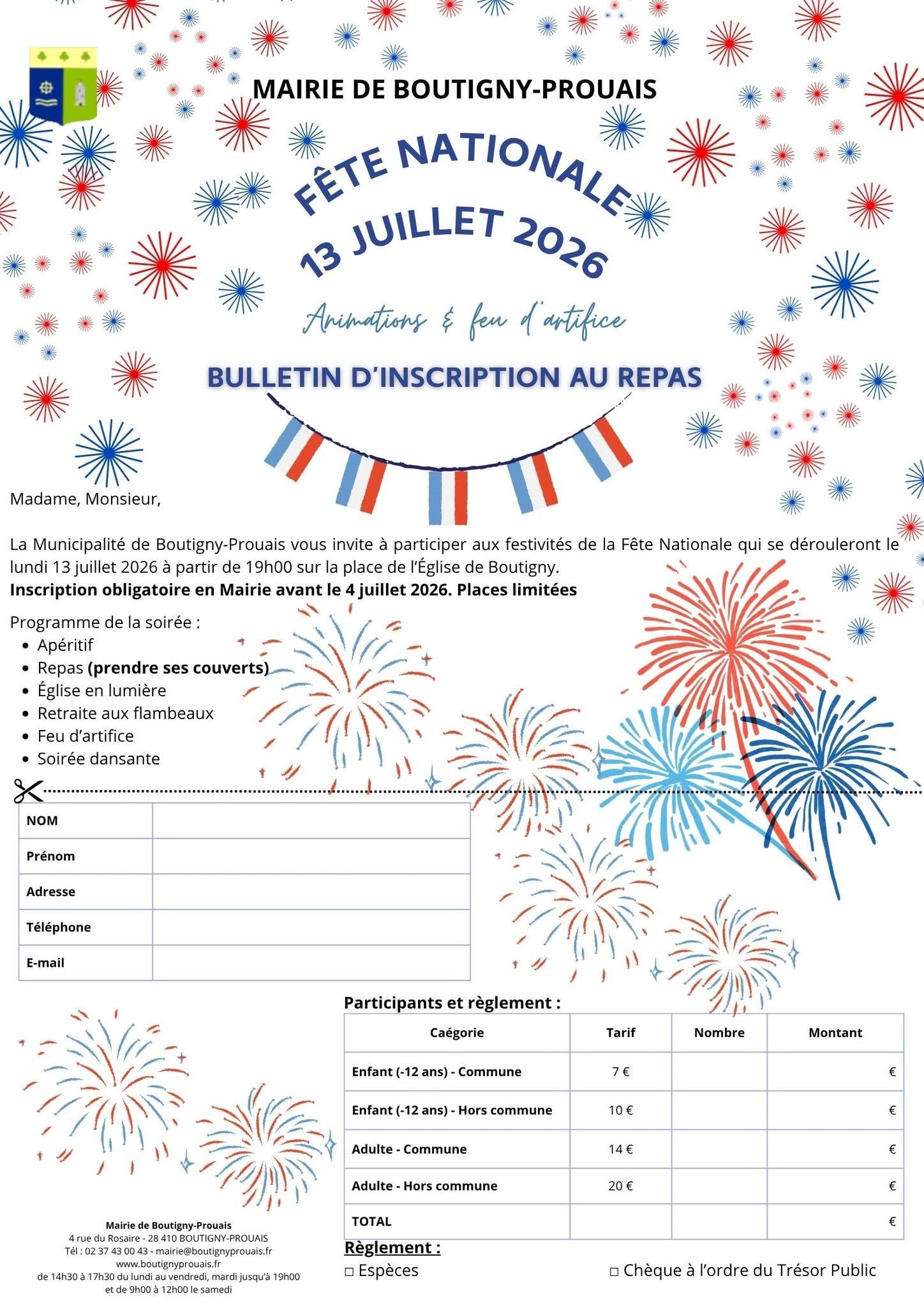 Fête nationale à Boutigny_Boutigny-Prouais