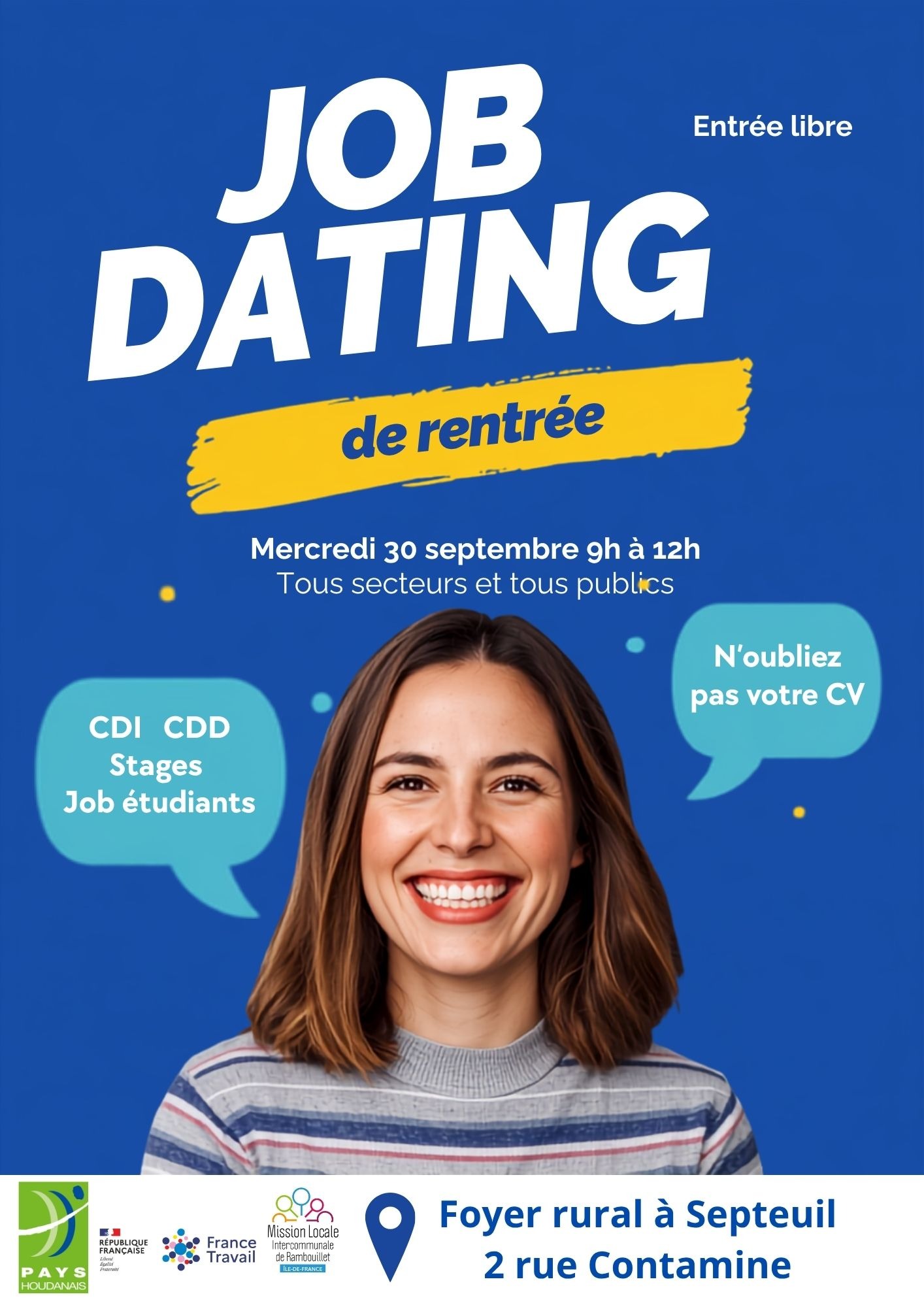 Job dating de rentrée à Septeuil_Septeuil