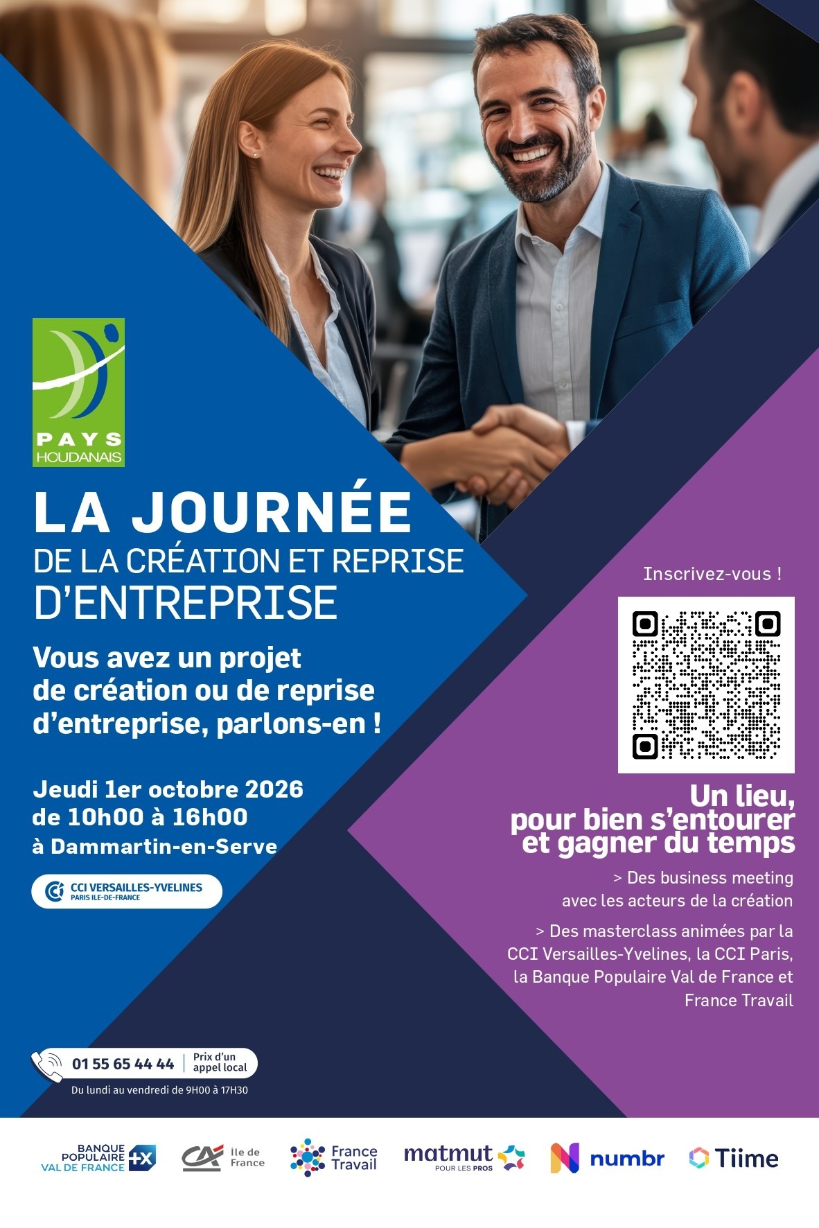 Salon de la création et de la reprise d’entreprise à Dammartin-en-Serve_Dammartin-en-Serve