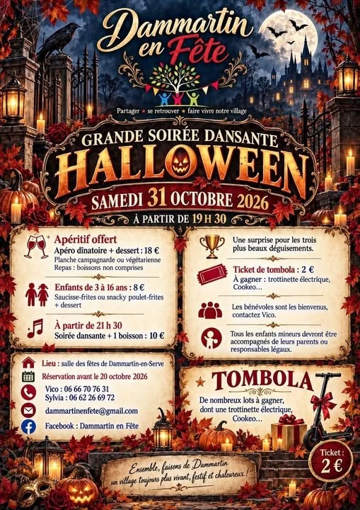 Grande soirée dansante d'Halloween_Dammartin-en-Serve