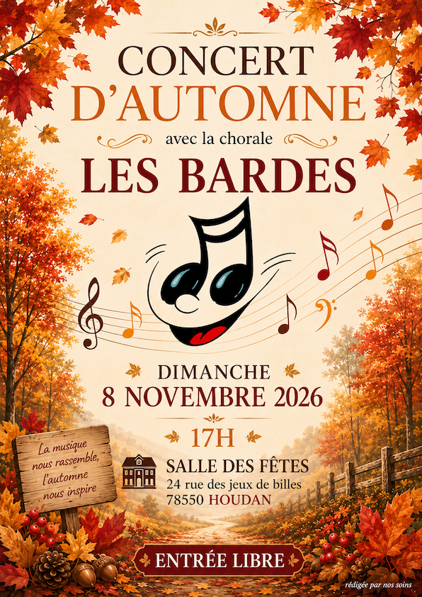 Concert d'automne avec la chorale