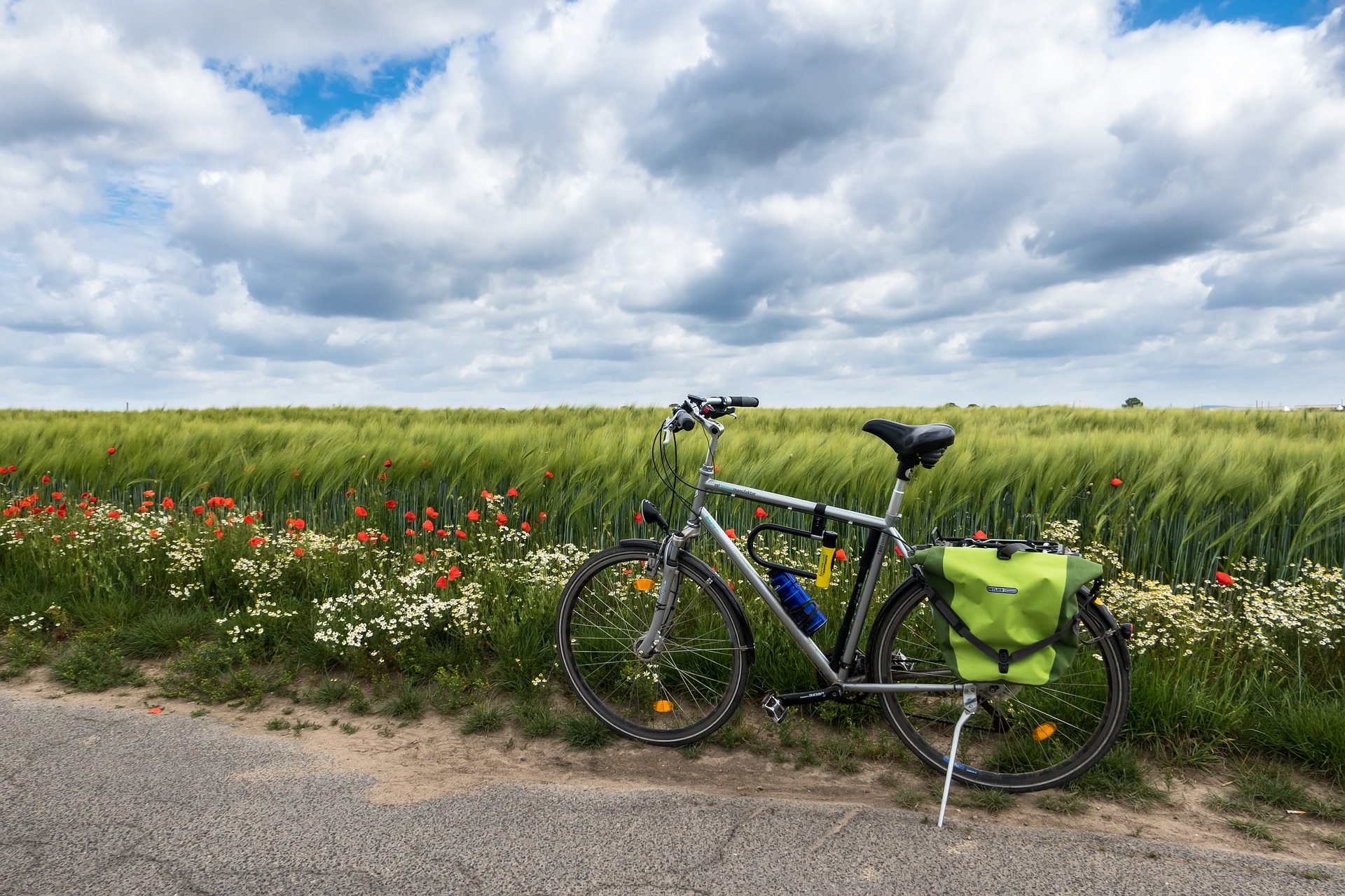 Vélo champs-route